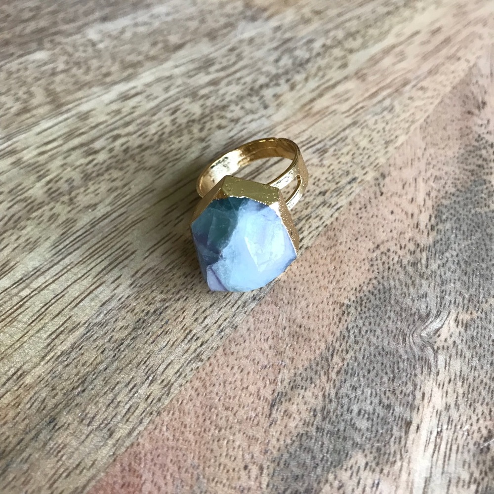 Beautiful gold and opal stone ring